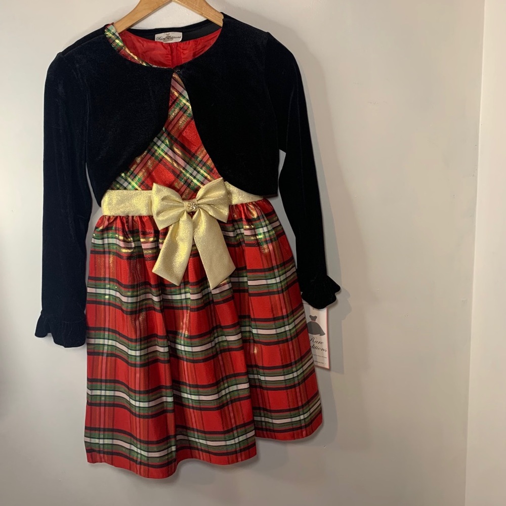 New Girls Rare Editions Red 2 Piece Set Size 12